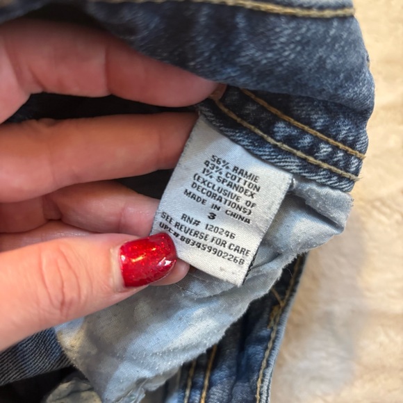 BUNDLE of Wallflower Jean Shorts 3 Size 3 Jrs Blue Denim Short Shorts Trio Set - Picture 11 of 16